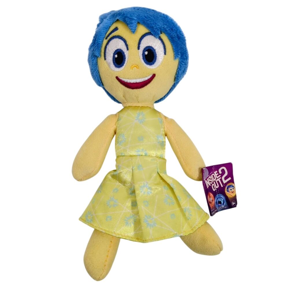Disney Pixar Inside Out 2 Joy Emotion Plush Stuffed Animal Toy 7" New NWT